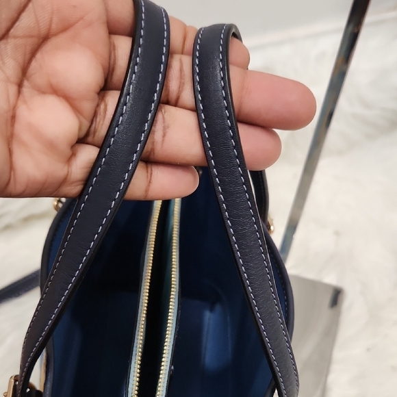 💙🔹️Coach🔹 Mollie Tote 25 Signature Jacquard With Stripes And Matching Wallet - Picture 14 of 17